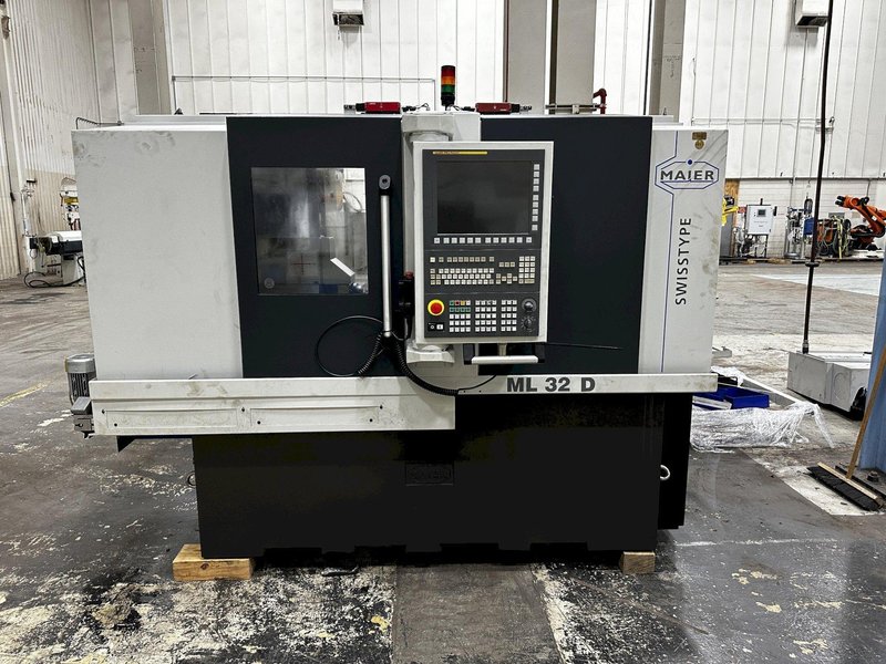 2017 Maier ML32DY CNC Swiss Type Automatic Screw Machine For Sale