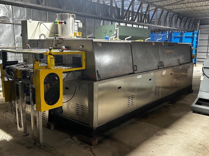 Ransohoff Leanveyor Stainless Steel High-Production 2-Stage Washer