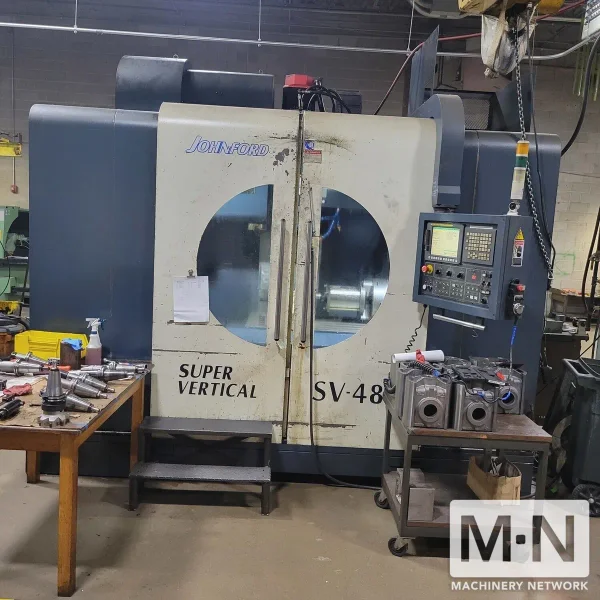 JOHNFORD SV-48H CNC Vertical Machining Center, 2012