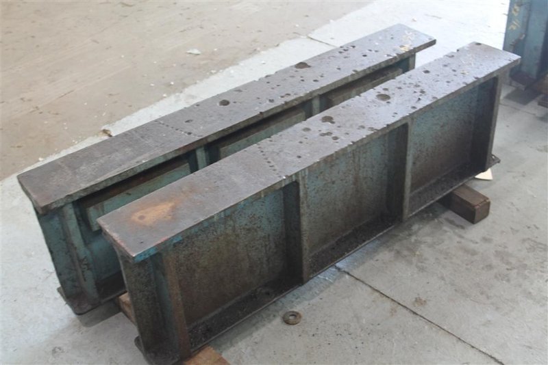 (SET OF TWO) 54-1/2 X 16&#039; STEEL RISER BLOCKS:  STOCK #58544