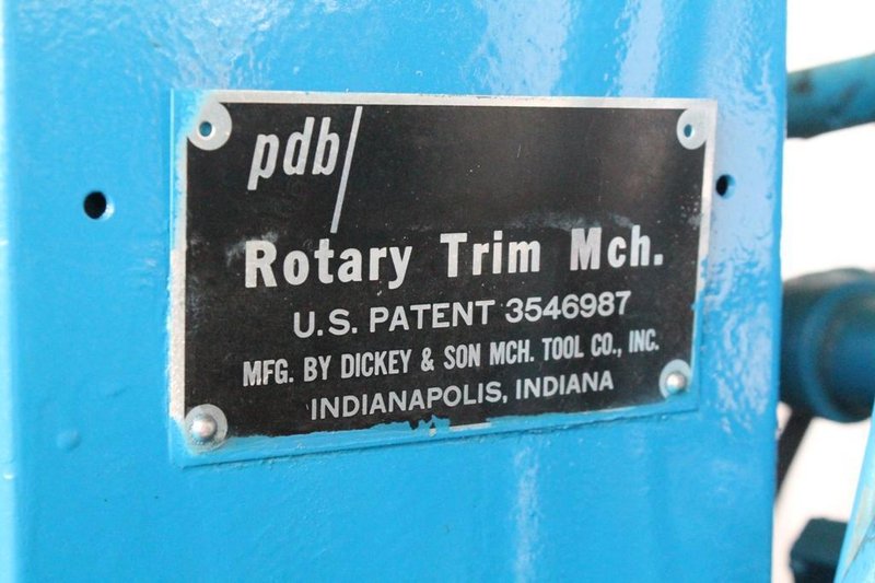 DICKEY 4000 HYD ROTARY TUBE END TRIMMING MACHINE: STOCK #50071