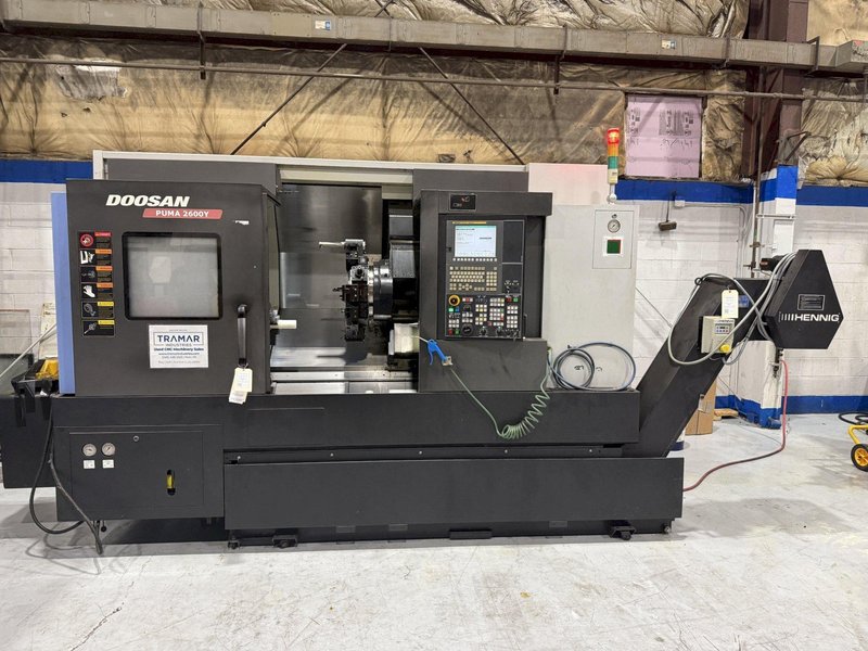 Used 2014 Doosan Puma 2600Y CNC Lathe For Sale