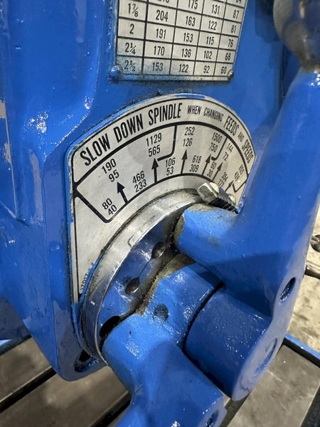 4&#039; X 11&quot; CARLTON MODEL #1A RADIAL DRILL: STOCK #18553