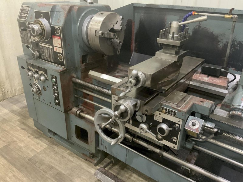 22" X 60" KINGSTON HORIZONTAL GAP BED ENGINE LATHE: STOCK #81158