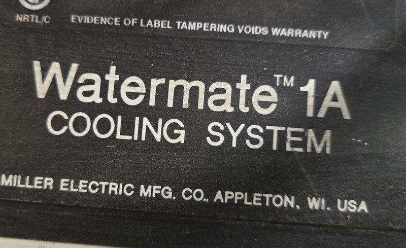 MILLER DELTAWELD 452 WITH WATERMATE 1A COOLING SYSTEM AND  WIRE FEEDER USED