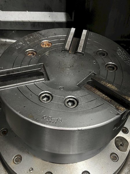 HYUNDAI KIA 31.5&quot; CNC VTL WITH LIVE TOOLING AND 15&quot; 3 JAW CHUCK, FANUC 21iT CONTROL, MODEL SKT-V5RM, NEW 2009