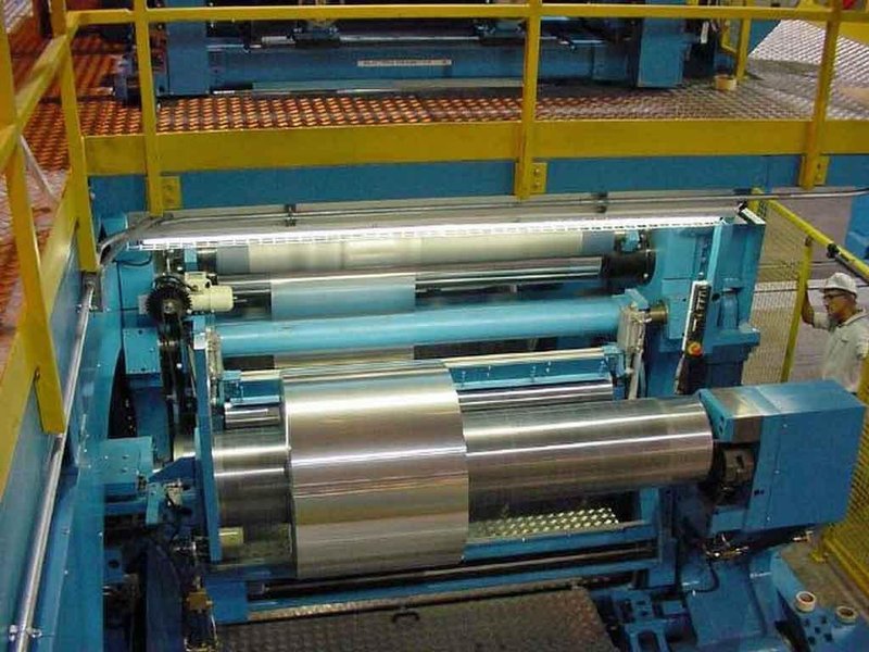 72" x 0.015" x 40,000lb Kampf Aluminum Slitting Line