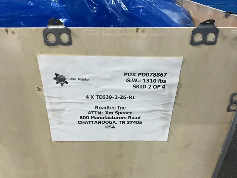 ROTARY MASTER WORM GEAR SLEW DRIVE  -  TE639-2-Z6-RI