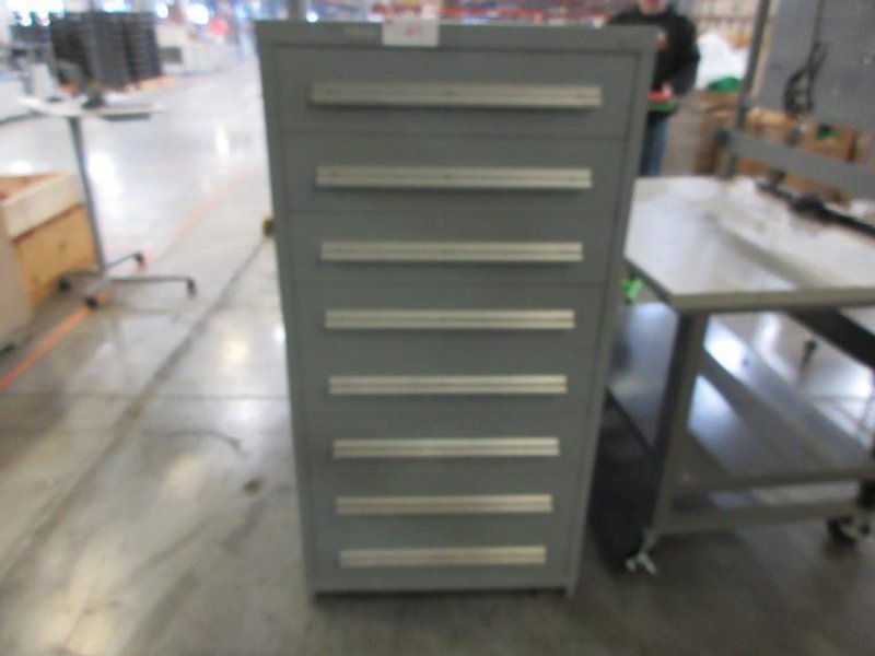 Stanley Vidmar 8-Drawer Heavy Duty Cabinet with Drawer Safety Latch- Auction Item