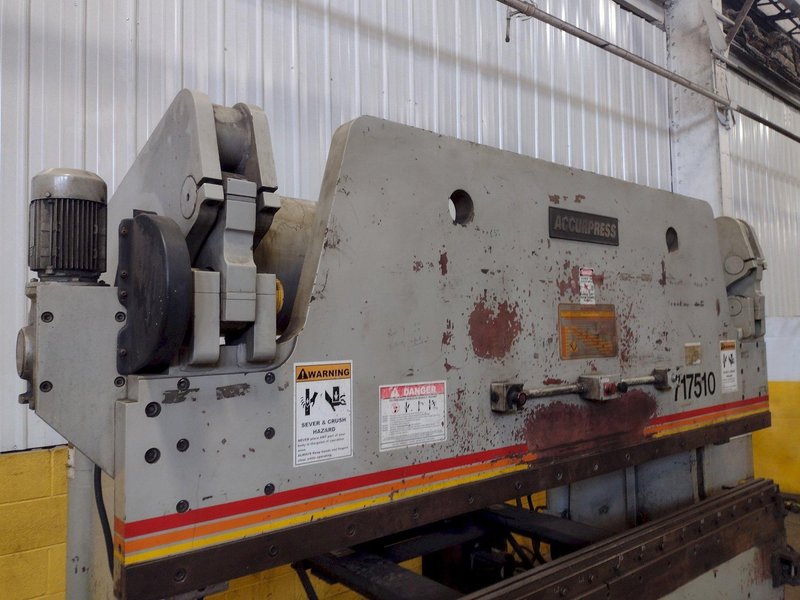 175 TON X 10' ACCURPRESS 717510 HYDRAULIC BRAKE, NEW 2000: STOCK #18560