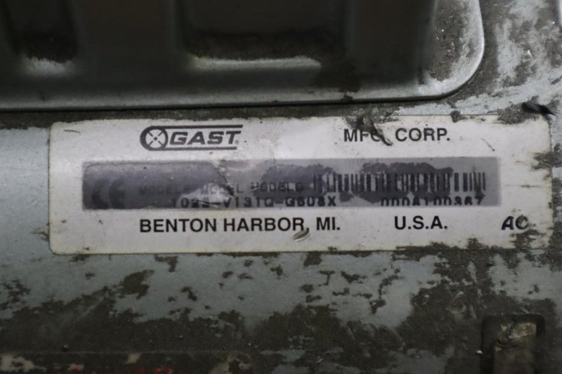 Gast Vacuum Pump, 3/4 HP Single Phase- Auction Item