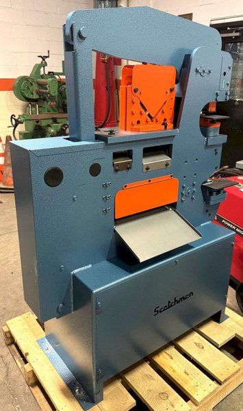 4&quot; x 4&quot; x 3/8&quot; Scotchman Hydraulic Ironworker 50514-EC, 50 Ton, Punch, Bar Shear, Notcher, New, In Stock