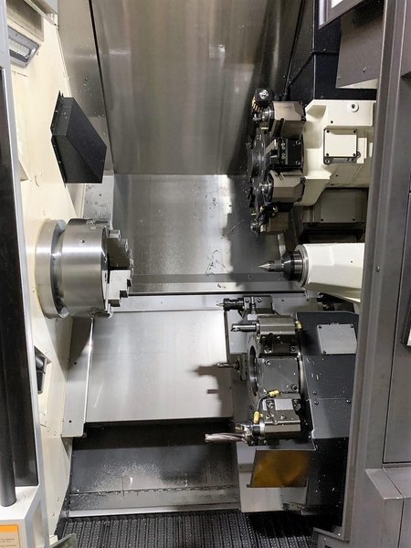 Okuma SIMUL-TURN LU4000 EX MY CNC Lathe, OSP-P300LA, Only 240 Hours, New 2018