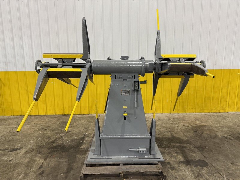 2500 LBS X 12&quot; COOPER WEYMOUTH DOUBLE END PULL-OFF COIL REEL UNCOILER: STOCK #22619