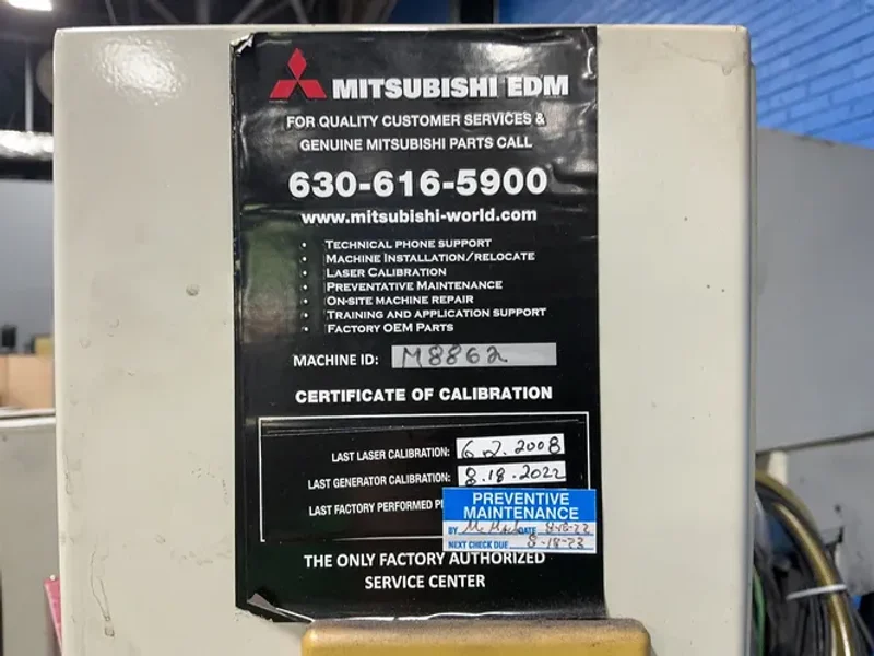 Mitsubishi Electric 17”x21.5” Md+pro Ii CNC EDM - Ba8