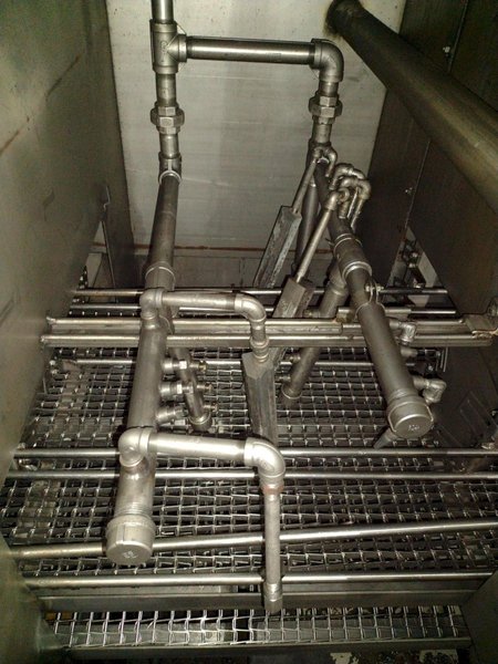 24" WIDE FPI SYSTEMS MODEL #CBW-24 STAINLESS STEEL CONVEYOR TYPER PASS-THROUGH PARTS WASHER: YOBRO #25173
