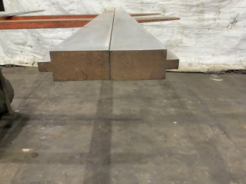 120" X 1-1/2" WIDE FLATTENING PRESS BRAKE DIE SET: STOCK: #80815