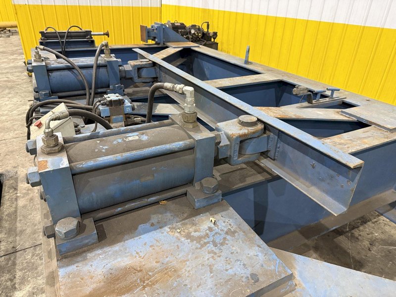 250 TON X 21' CAMBCO HYDRAULIC BEAM CAMBERING / BENDING MACHINE: YOBRO #24412