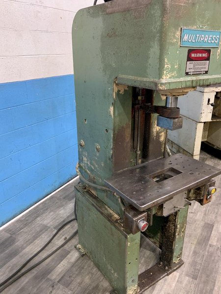 6 TON DENISON #WR065L MULTIPRESS C-FRAME HYDRAULIC PRESS: STOCK #80600