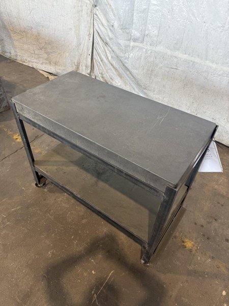 48&quot; X 24&quot; X 4&quot; METROPLATE GRANITE SURFACE PLATE W/ STAND. STOCK # 0449425.