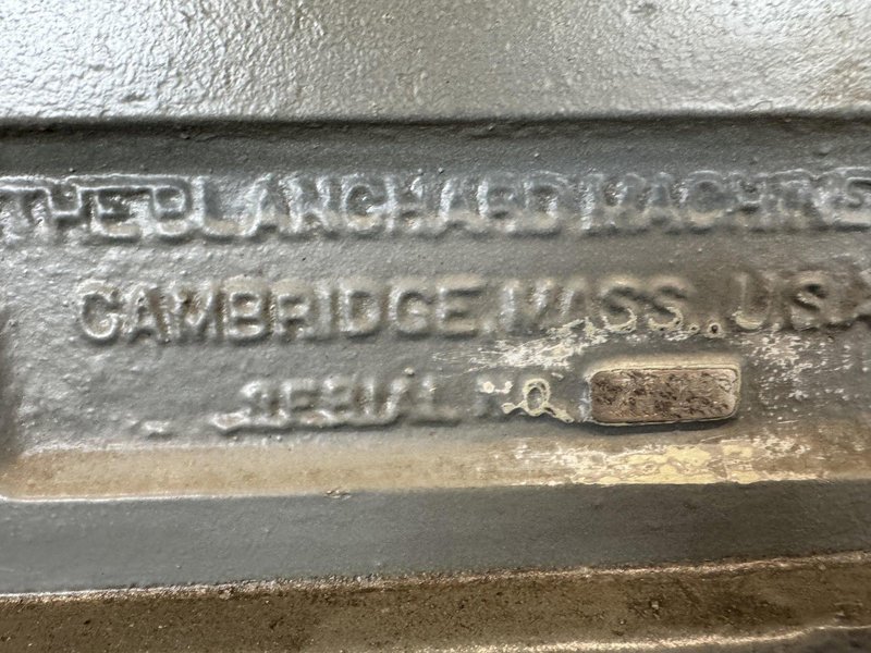 36" BLANCHARD #18 ROTARY SURFACE GRINDER. STOCK # 0559425.