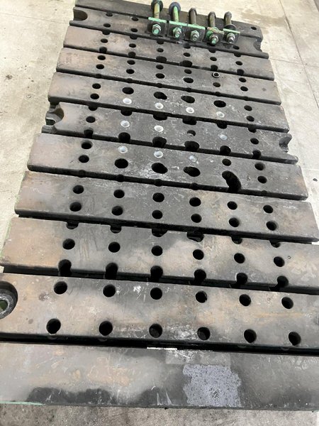 84&quot; x 46&quot; x 8&quot; T SLOTTED SOLID BOLSTER PLATE: STOCK 20969