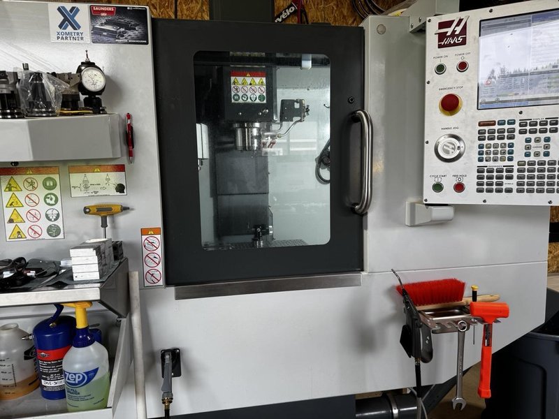 Haas Mini Mill 2 VMC, 2022 – 10k Spindle, WIPS, Rigid Tap, High Flow Coolant, Chip Auger, Low Hours