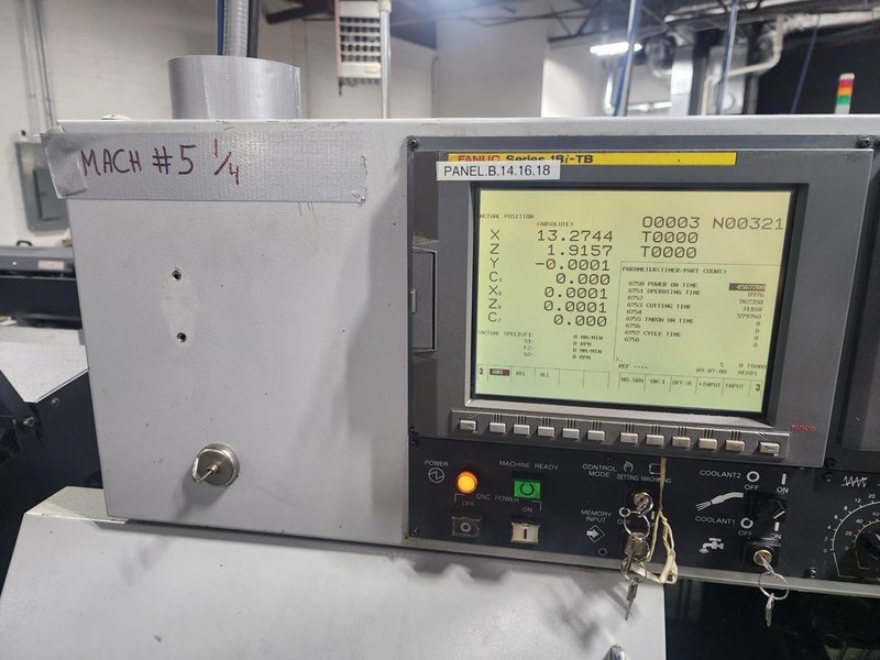Star SR-32J CNC Swiss Lathe, 2010 – 32 mm Bar Capacity, 8-Axis Sliding Headstock, Fanuc Control