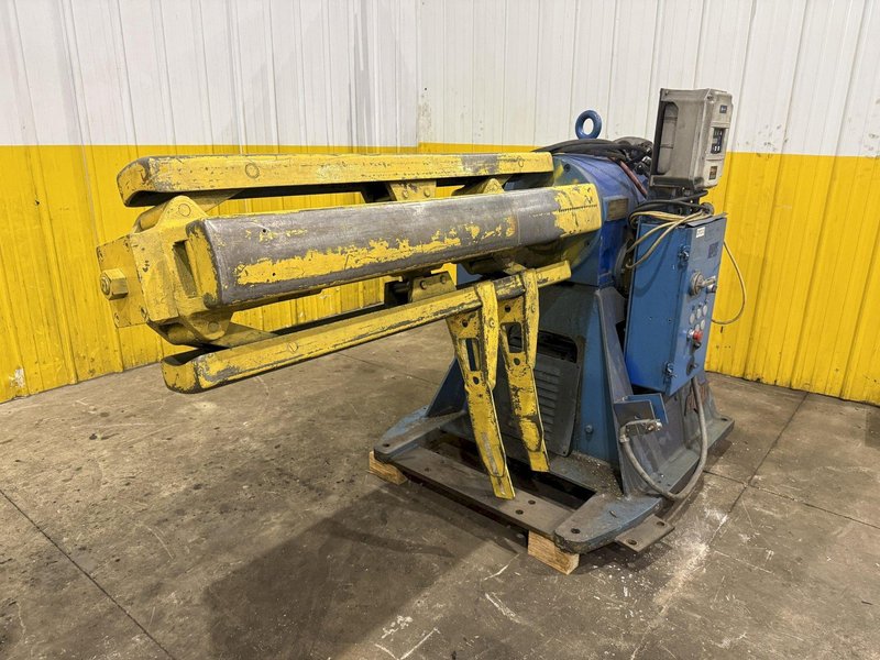 10,000 LBS X 48" LITTELL MODEL #90-48 PULL OFF COIL REEL UNCOILER: YOBRO #25748