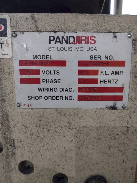 500 LB PANDJIRIS MODEL ALPHA 5-3 WELDING POSITIONER, 115 VOLT: STOCK #23361