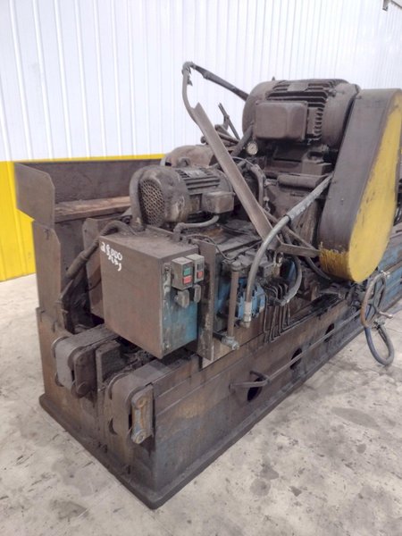 20' (240") X 8" HANCHETT MODEL #AK-240 AUTOMATIC TRAVELING HEAD KNIFE &amp; BLADE GRINDER / SHARPENER: STOCK #21143