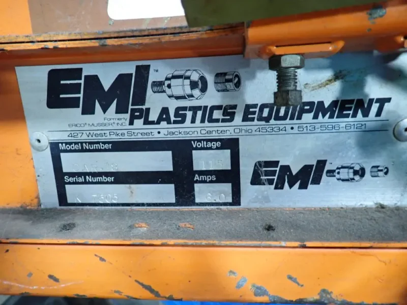 EMI 69" X 17" / 43" X 16" INCLINE BELT CONVEYOR  -  CAR.18