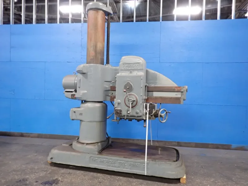 THE AMERICAN TOOL WORKS CO 4 FT ARM X  15" COLUMN RADIAL ARM DRILL