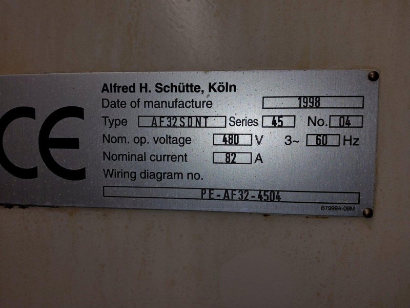 1998 SCHUTTE AF-32  CNC SCREW MACHINE