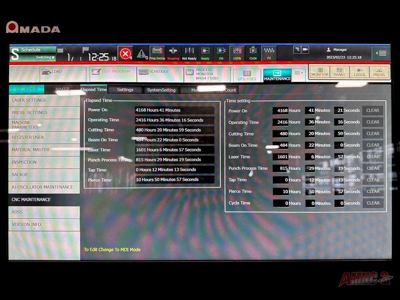 Amada EML2515-AJ 3kW / 33 TNF w/Automation - Accepting Offers