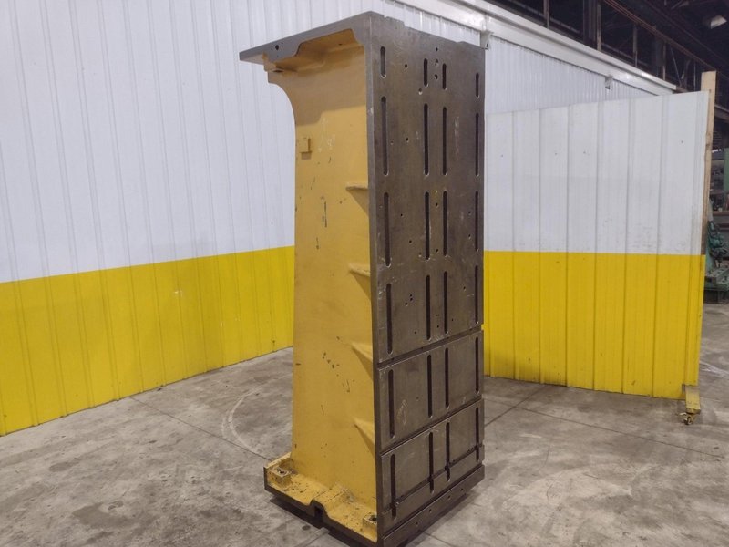 96" H X 36" W X 36" D PRECISION HIGH HEAVY DUTY SLOTTED ANGLE PLATE: STOCK #23015