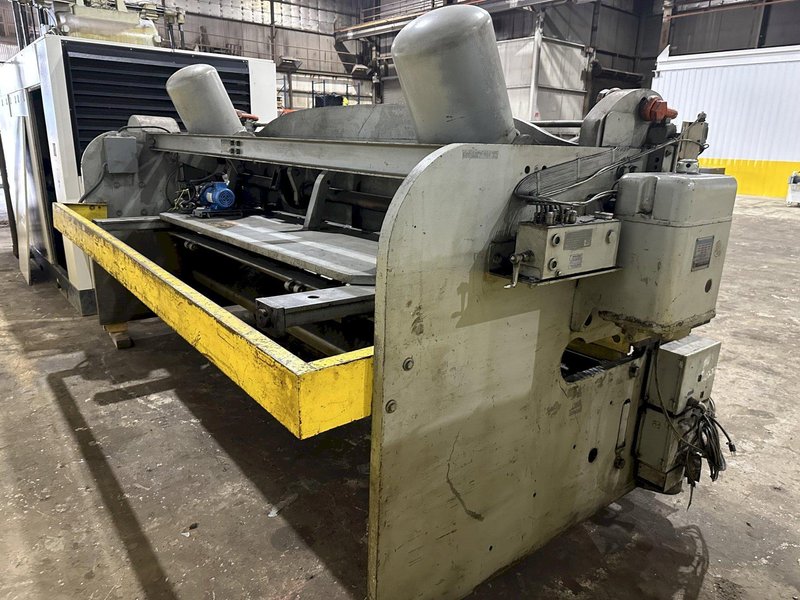 12&#039; x 1/4&quot; CINCINNATI MODEL #1812 MECHANICAL POWER SHEAR: STOCK 20232
