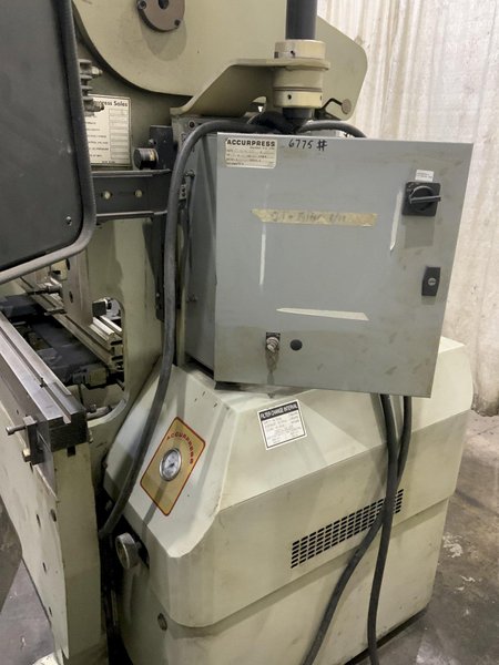 60 TON X 6' ACCURPRESS MODEL 7606 CNC HYDRAULIC PRESS BRAKE: STOCK #80830