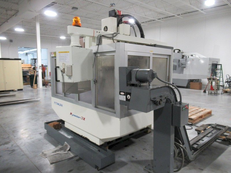 Kitamura Mycenter 3X CNC Vertical Machining Center, 29.9" x 17.9" x 18", CT40, 10K, 20 ATC, Chip Con, Fanuc O-M- Auction Item
