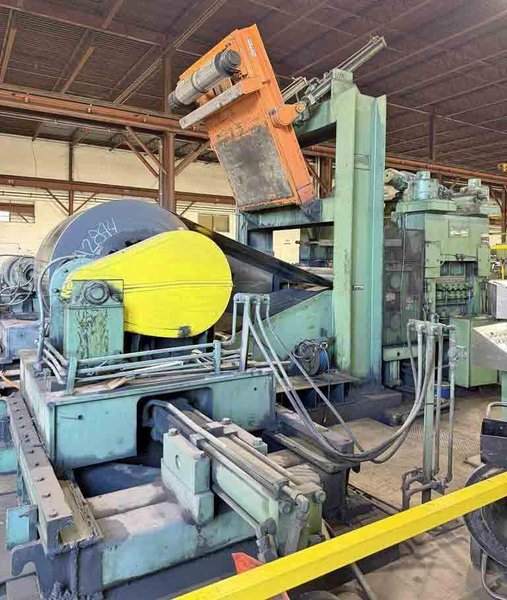 72" x 0.500" x 60,000# Herr Voss Cut To Length Line STOCK# 4397