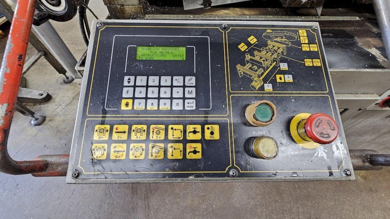 10" x 12" FMB JUPITER AUTOMATIC 60 DEGREE MITRE HORIZONTAL BANDSAW. STOCK #0655326