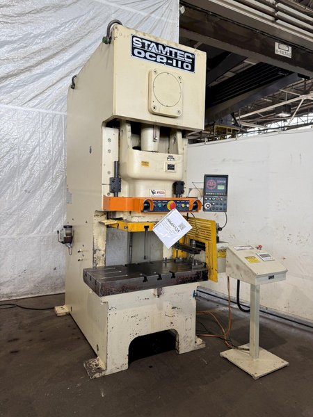 110 TON STAMTEC MODEL OCP-110 GAP FRAME. STOCK # 0669525