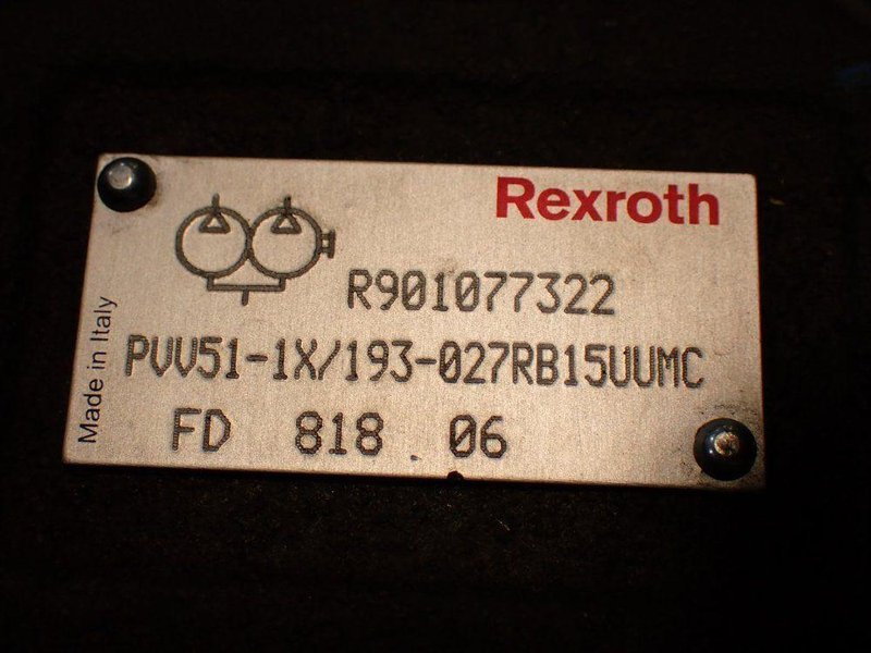 REXROTH HYDRAULIC PUMP  -  R901077322