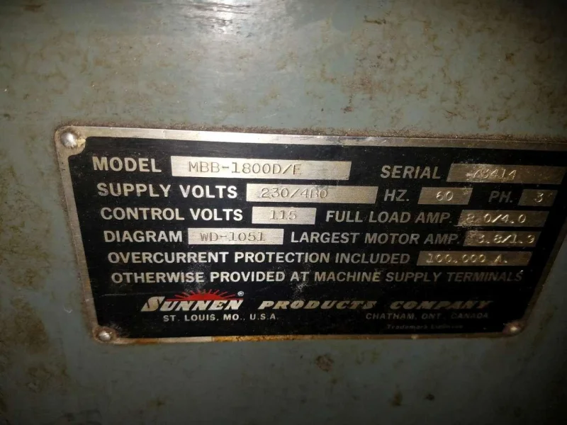 Sunnen MBB-1800 Power Hone