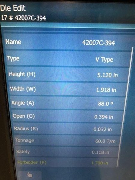 66 Ton x 4′ Durma AD-R 1260 Hydraulic Press Brake, 2023