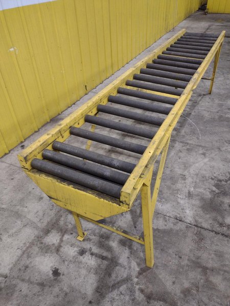 10&#039; X 18&quot; ROLLER TABLE FOR HYD MECH S20 SAW: STOCK #23767