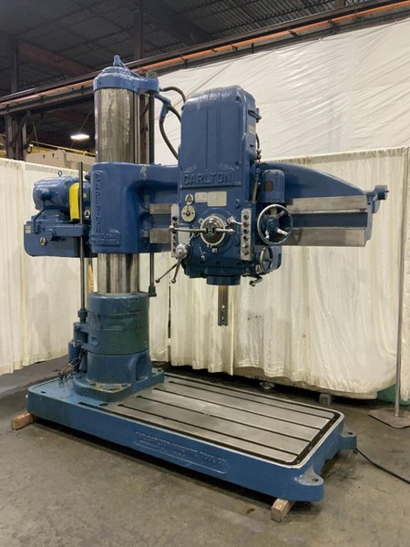 5' X 15" CARLTON RADIAL DRILL: STOCK #80959
