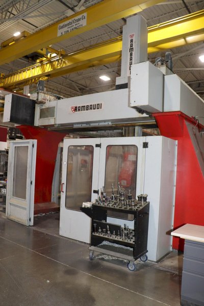 1998 RAMBAUDI MODEL RAMSPEED H60L CNC GANTRY MACHINING CENTER : YOBRO 26260