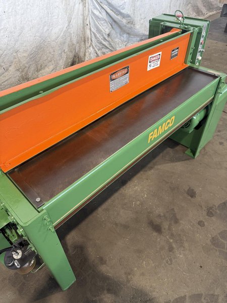 52" X 16 GA FAMCO P-152 MECHANICAL SHEAR. STOCK # 0114826