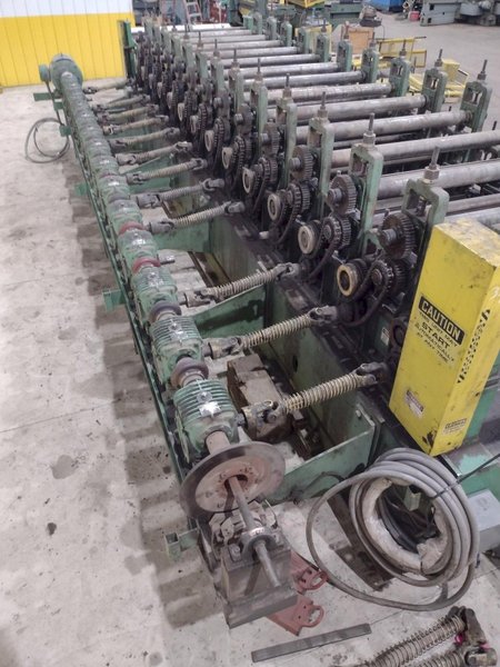 14 STAND X 3.5&quot; X 50&quot; ASC DOUBLE DECK DUAL HEIGHT PANEL ROLLFORMER: STOCK #14732